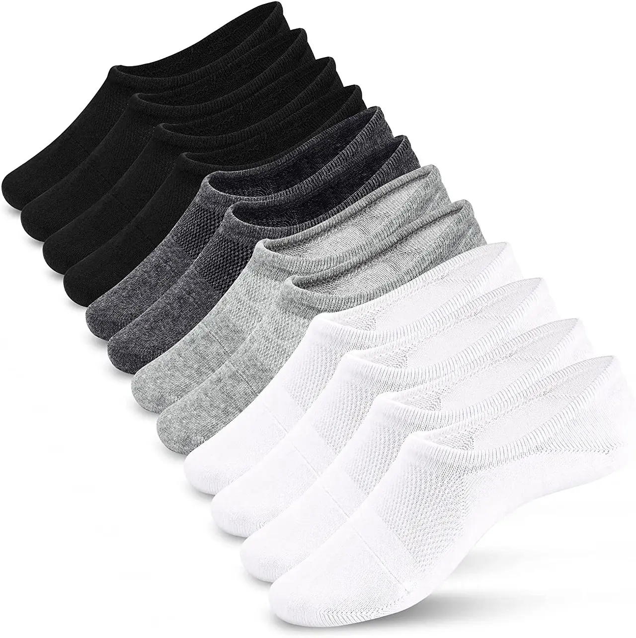 No Show Sock Women - Chaussettes invisibles pour femmes IDEGG, coupe