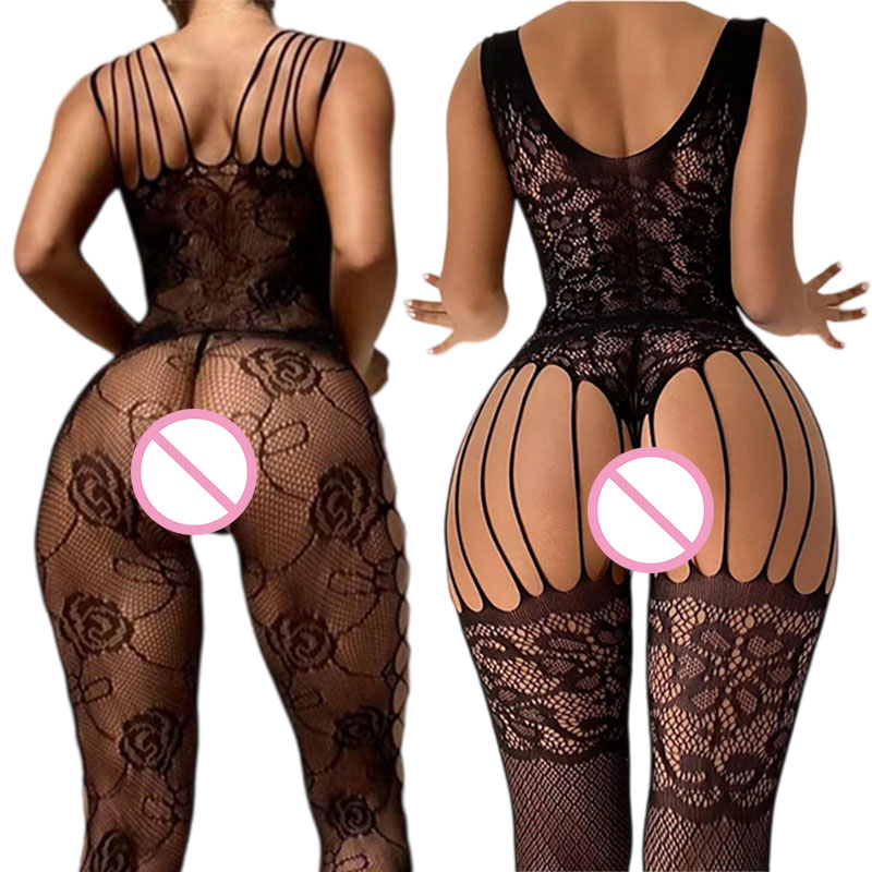 Bas de corps noirs sans entrej - Fishnet Stocking Women avis et prix