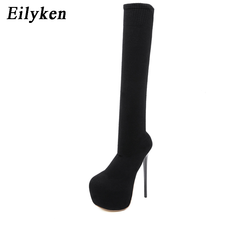 Eilyken-Cuissardes à talons pl - Knee High Sock Women avis et prix