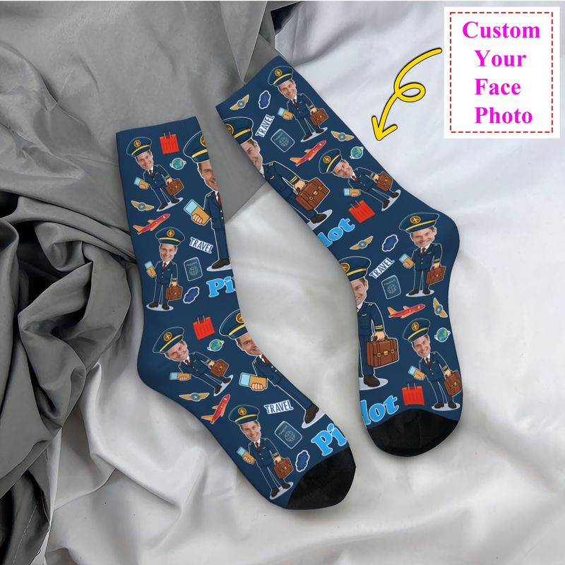 Nouveauté hommes drôle pilote  - Dress Sock Men avis et prix