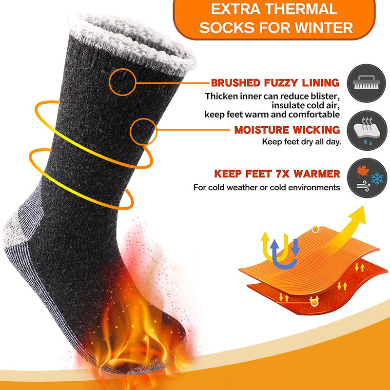 1 paire de chaussettes chaudes - Wool Hiking Sock avis et prix