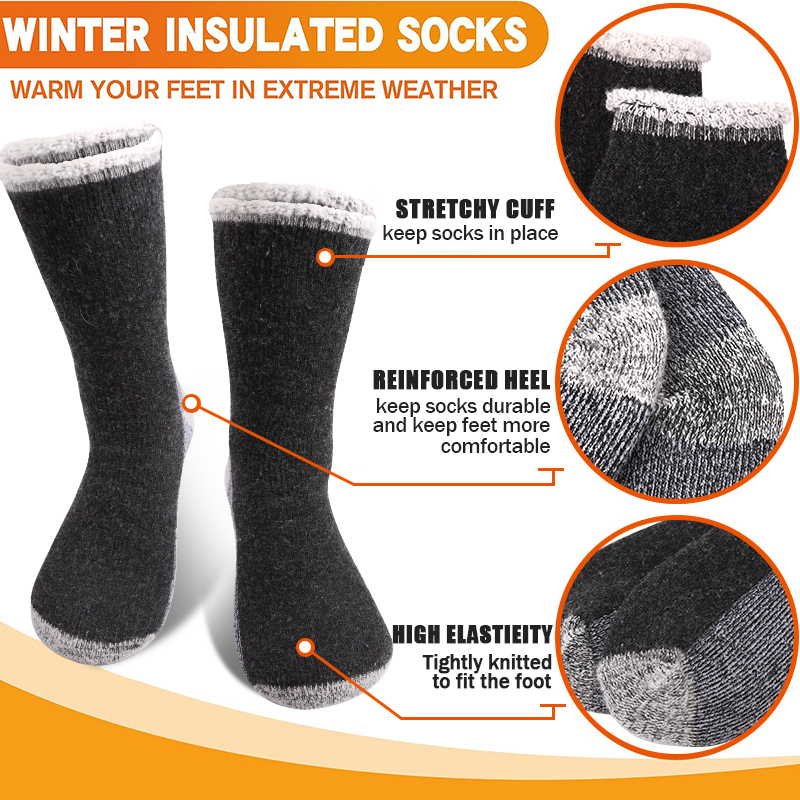 1 paire de chaussettes chaudes - Wool Hiking Sock avis et prix
